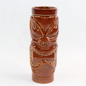 La Mariana Tiki Mug 2011 South Seas Arts Gecko Honolulu Hawaii Glossy Brown
